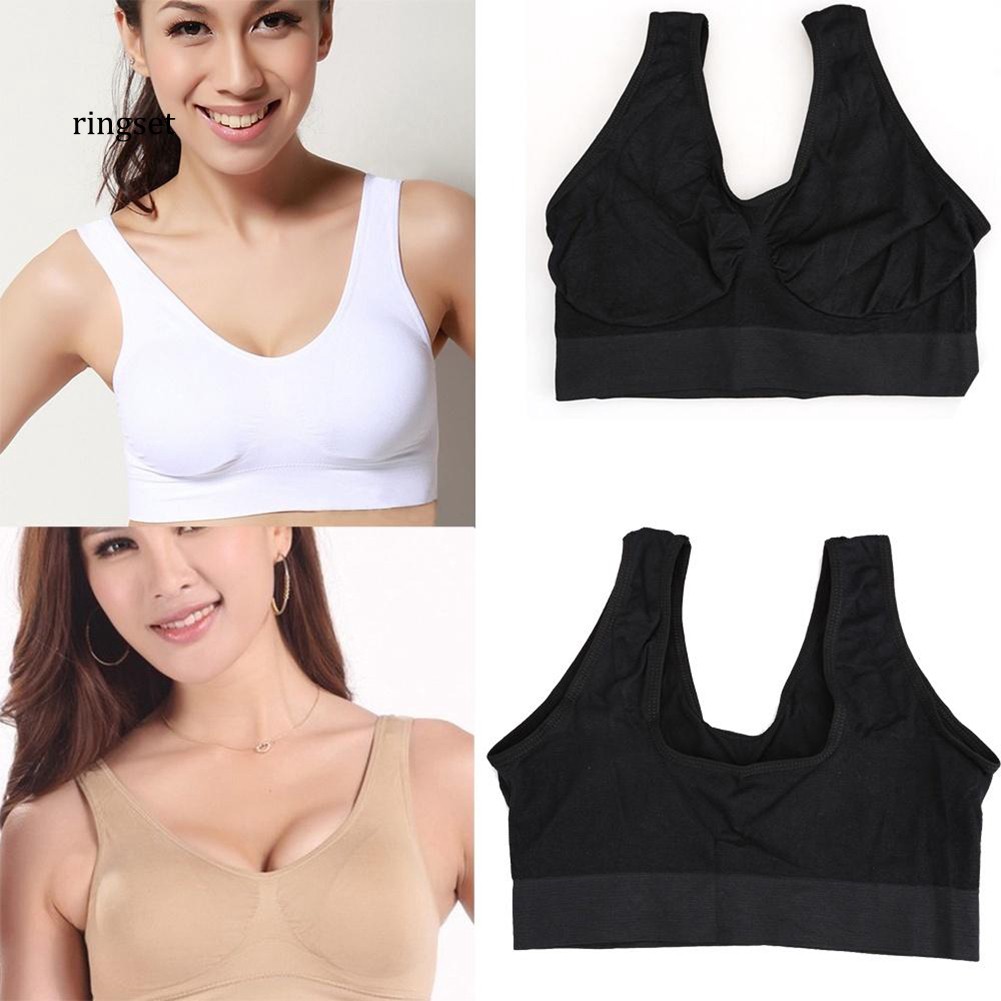 Rnse Áo Ngực Thể Thao Một Lớp Không Đường May Gợi Cảm Thời Trang Cho Nữ
