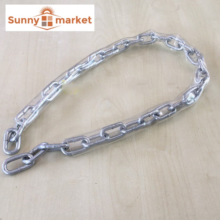 Dây xích bọc nhựa 5 ly dài 0.8m dùng khoá xe, khóa cổng cực kỳ chắc chắn