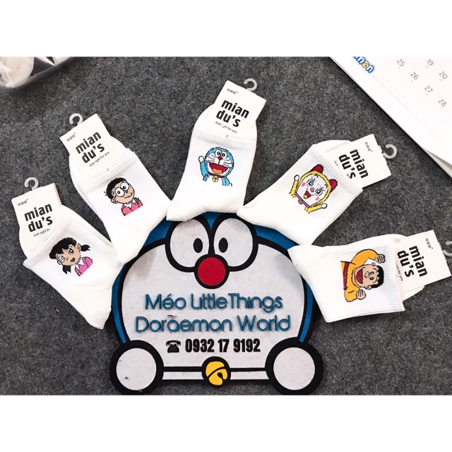 🌵 Set 5 vớ DORAEMON