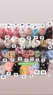 Cột tóc Scrunchie đồng giá 12k # bán hàng có tâm