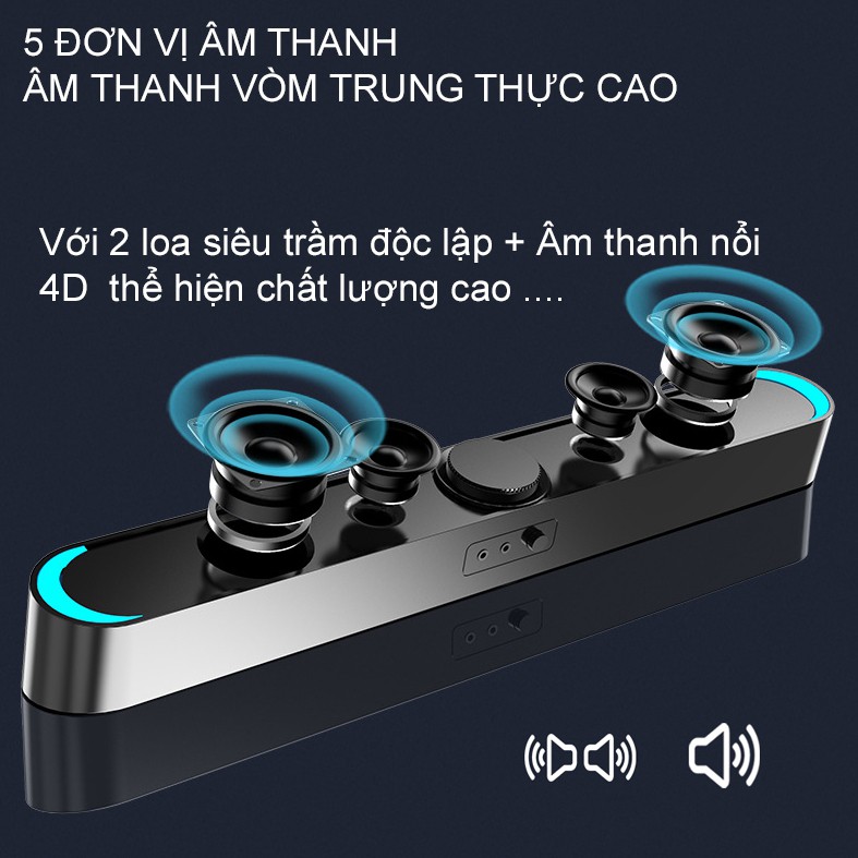 Loa Máy Tính, loa Bluetooth SADA 2.1 SUPER BASS 9D, Kết nối máy tính  laptop PC tivi Mang cả rạp hát về nhà bạn