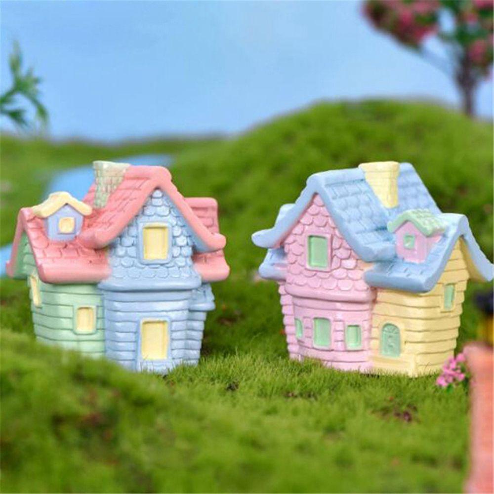 YIYU Đồ trang trí Ngôi Nhà Bóng Bay Mini Trang Trí Sân Vườn