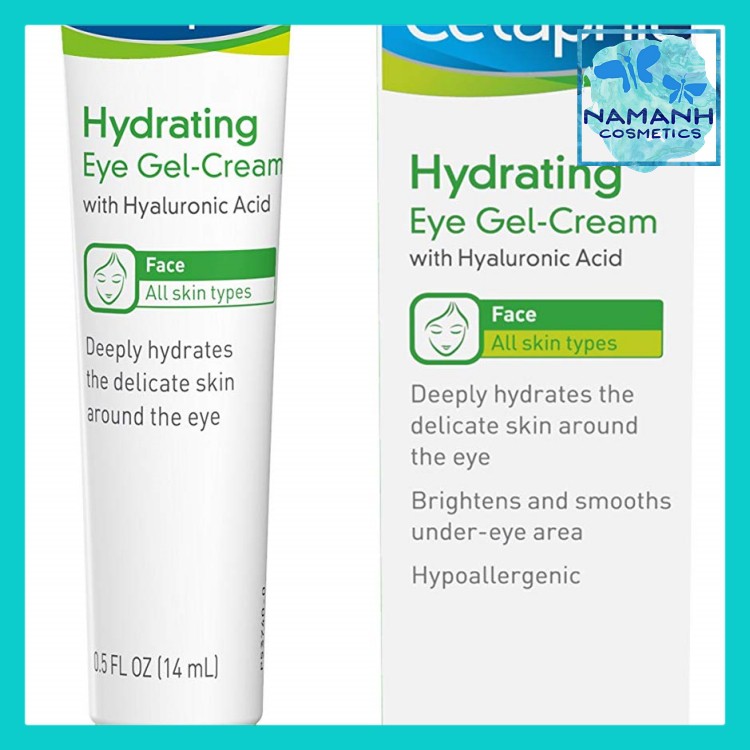 Kem dưỡng ẩm làm sáng và mịn vùng mắt Cetaphil Hydrating Eye Gel-Cream With Hyaluronic Acid