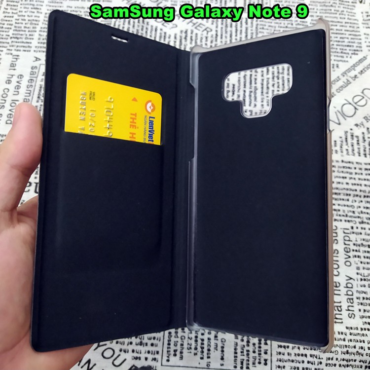 Bao Da Samsung Galaxy Note 8 / Galaxy Note 9 Kiểu Dáng Gấp 2 Mặt Và Có Phối Ví Sang Trọng