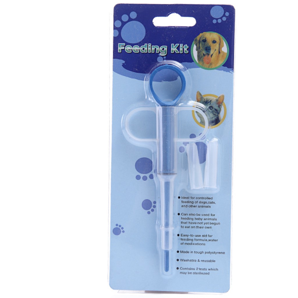 Dụng cụ cho chó mèo uống nước, viên Pet medicine feeder Con Mèo Xiêm