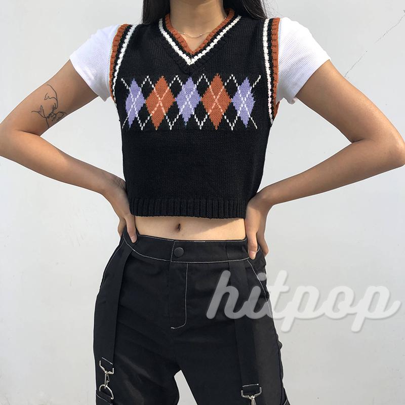 Áo không tay cổ chữ V quyến rũ hợp thời trang cho nữ