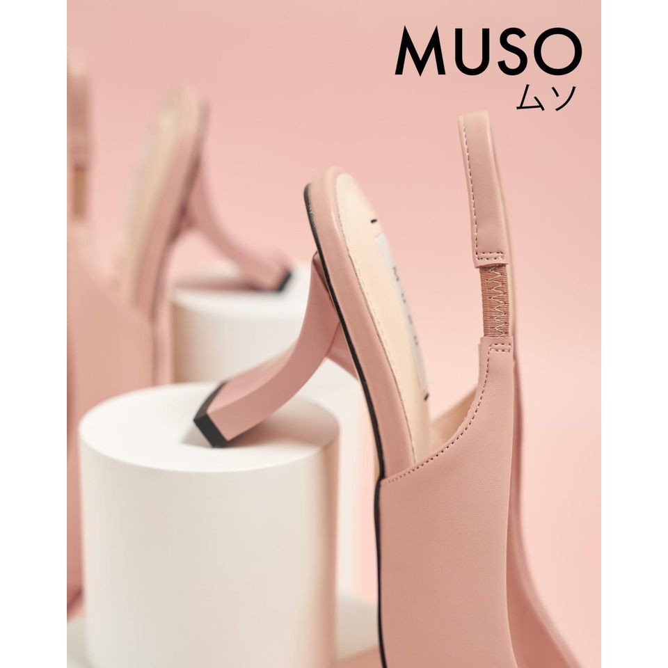 GIÀY SANDAL MUSO SLINGBACK GÓT CONG 5 CM THANH LỊCH HÀNG VNXK.