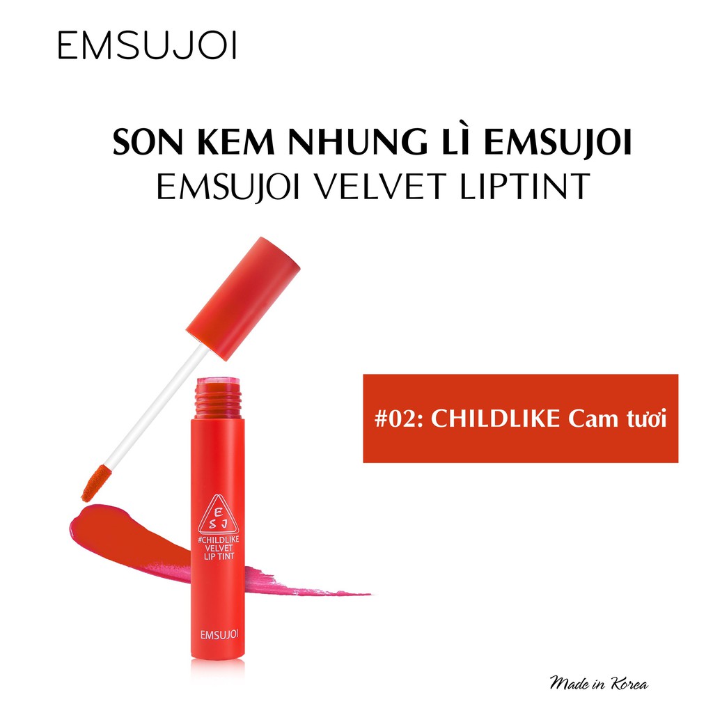[FREE SHIP] Son kem nhung lì EMSUJOI💄SIÊU LÌ💄SIÊU MỀM MÔI | BigBuy360 - bigbuy360.vn