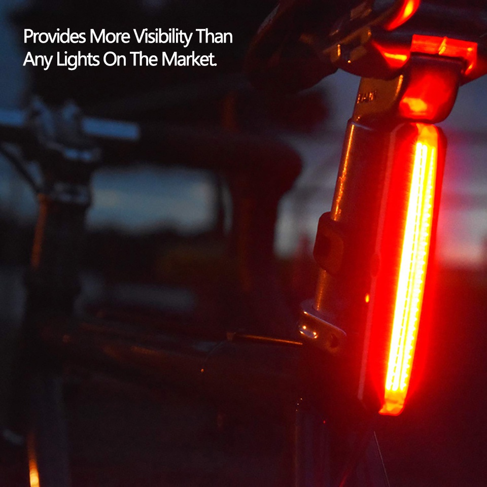 GTUBIKE Đèn Cảnh Báo An Toàn Sạc USB Gắn Đuôi Xe Đạp Leo Núi