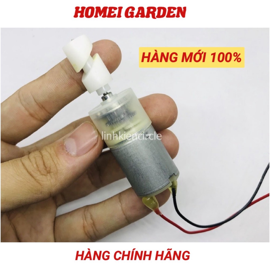 Motor mô tơ giảm tốc mini điện áp 3v - 5v tốc độ nhanh bánh răng kim loại - KG005