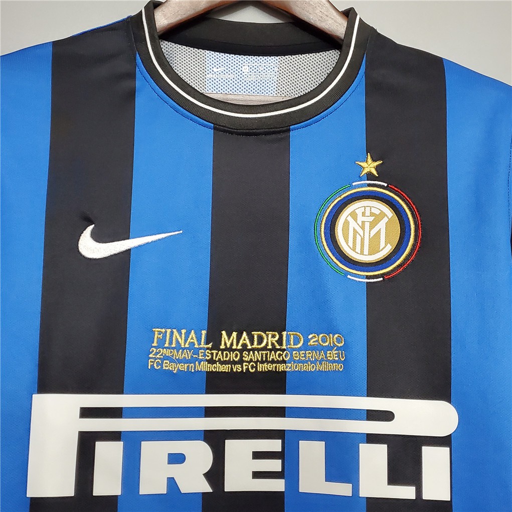 Áo Bóng Đá Đội Tuyển Inter Milan 09-10 Phong Cách Retro