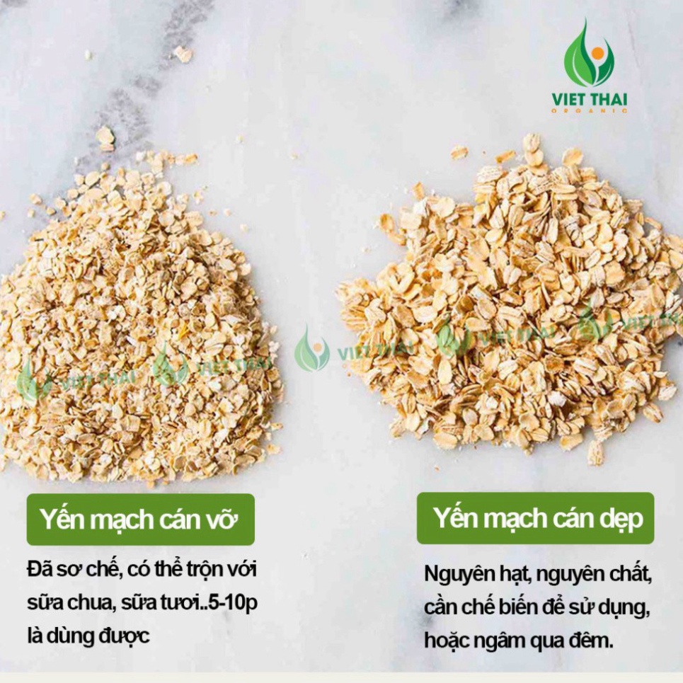 [BÁN SỈ] Yến mạch Úc tươi hữu cơ Organic Oat , nguyên chất cán vỡ / cán dẹp MẪU MỚI NHẤT ( 1kg / Túi )