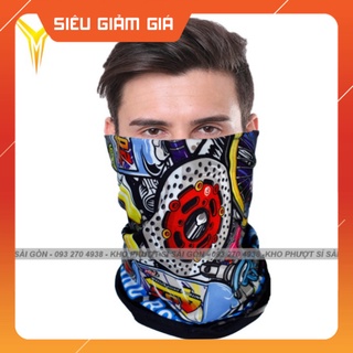 Khăn ống trùm đầu đa năng chống nắng Racing Boy cao cấp - khăn đa năng đi phượt