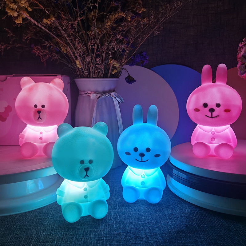 Đèn Ngủ led Để Bàn Kiểu Hoạt Hình Dễ Thương Cho Bé
