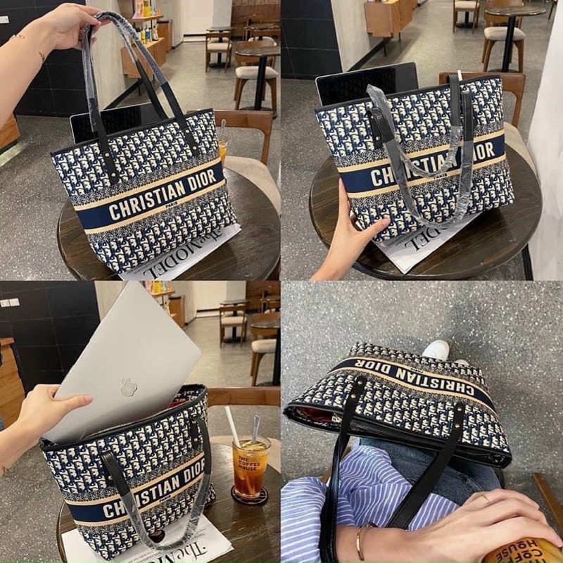 Túi Công Sở Nữ Hoạ Tiết Thổ Cẩm, Túi Tote Đeo Vai Kèm Ảnh Chụp Thật