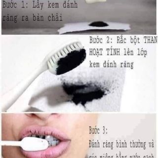 BỘT TRẮNG RĂNG THAN HOẠT TÍNH SIÊU CAO CẤP