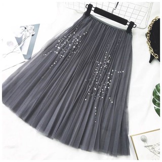 Chân váy ren ánh sao cao cấp beri - cv069