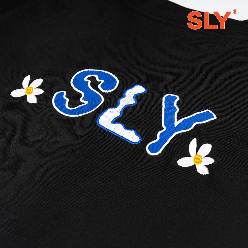 Áo Khoác Cardigan SLY Flora Vải Nỉ Chân Cua màu đen | BigBuy360 - bigbuy360.vn