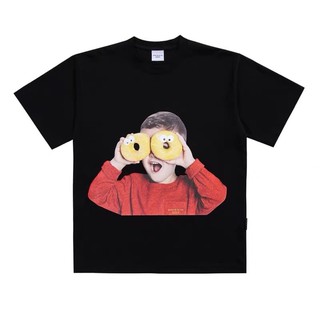 Áo thun tay lỡ ADLV Donut Đỏ MSW Town, T Shirt cotton nam nữ unisex