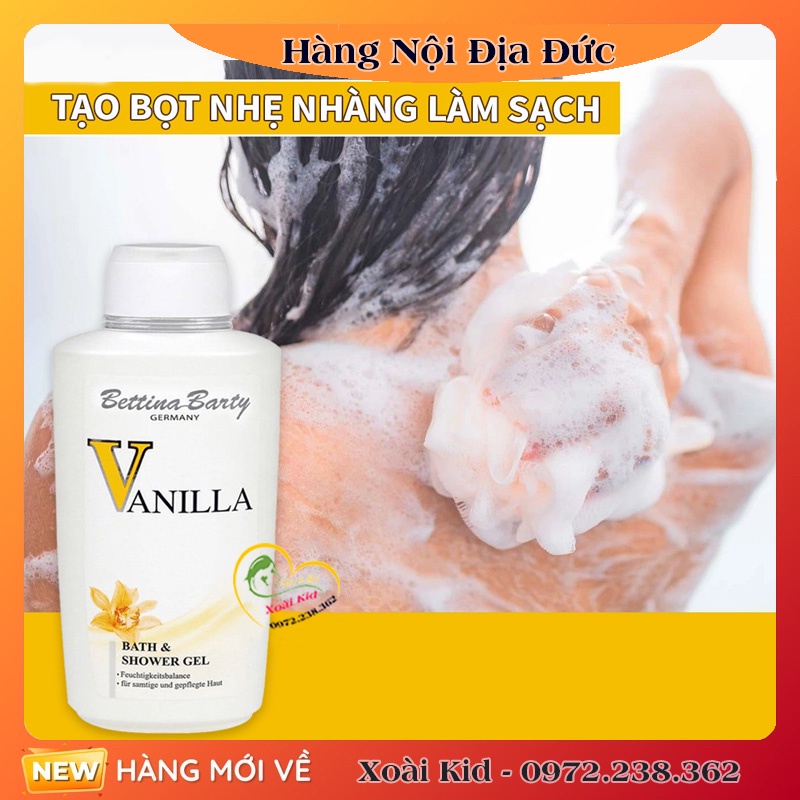 Sữa Tắm, Dưỡng Thể Hương Nước Hoa Vanilla Đức Đủ BILL | BigBuy360 - bigbuy360.vn