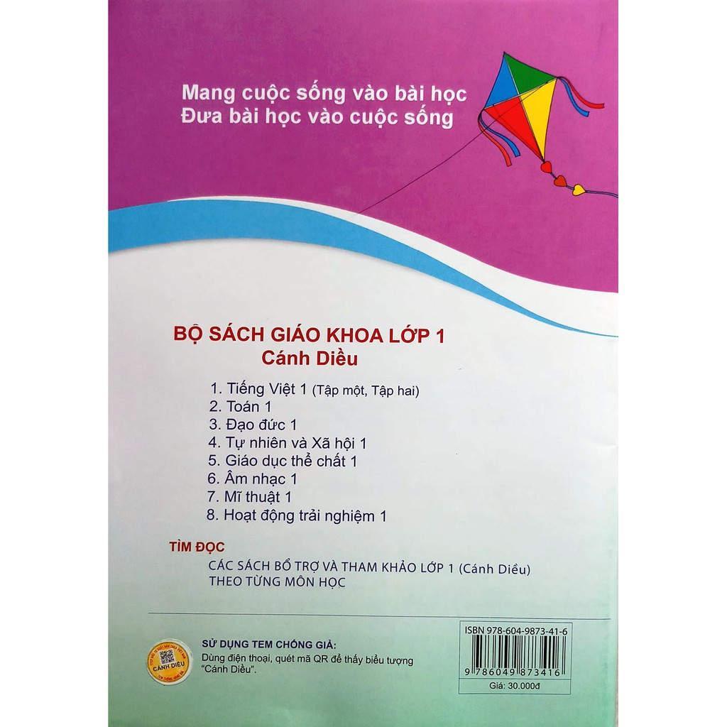 Sách giáo viên - Hoạt động trải nghiệm 1 (thuộc bộ sách Cánh Diều)