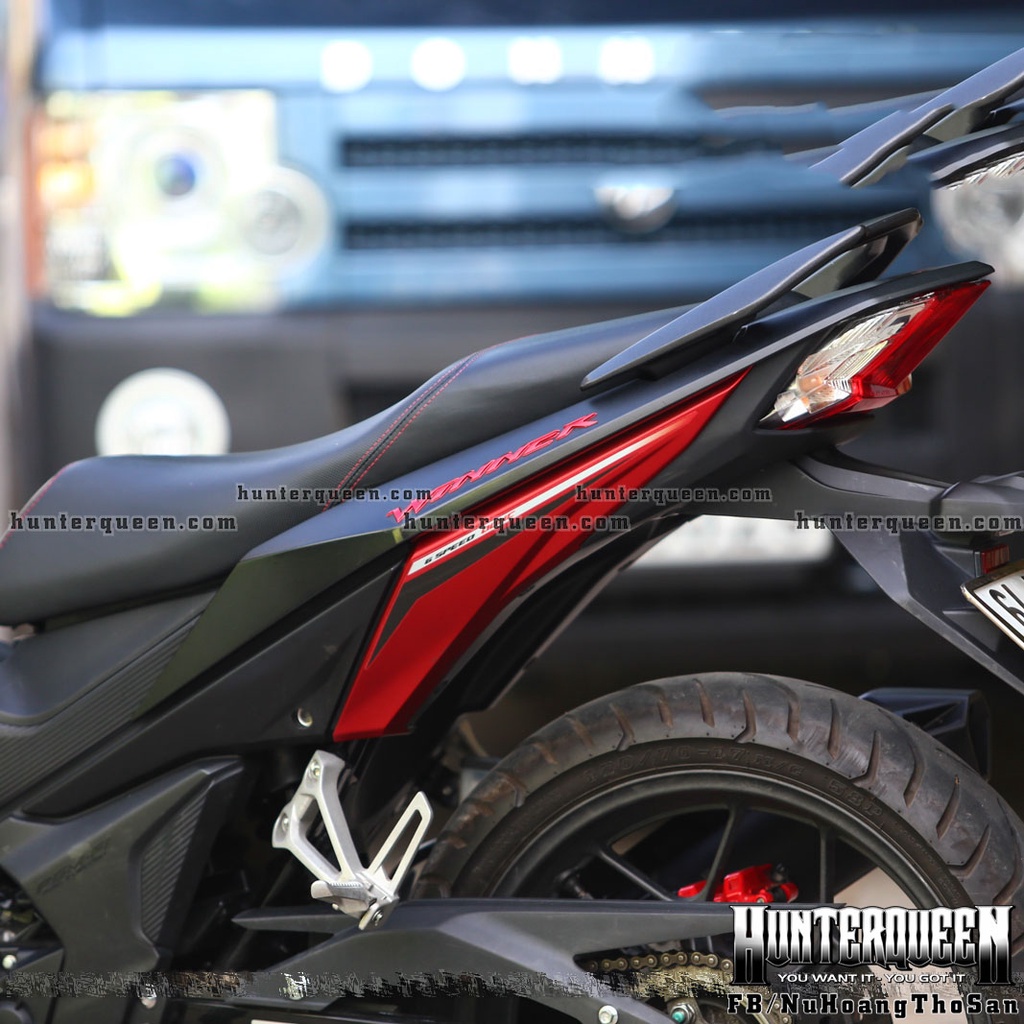 Tem rời in UV cao cấp, dán xe Winner V1 màu đỏ. Mẫu GTR đơn giản. Decal chống nước, không bay màu, bong tróc