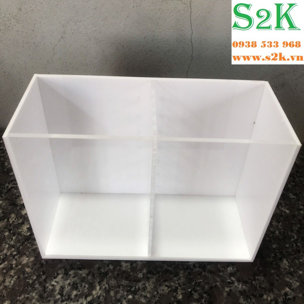 Bể acrylic Bể Show 2 ngăn , siêu trong, siêu nhẹ hồ mika phù hợp cho show cá, tép. Dùng kèm theo đèn, bơm, lọc