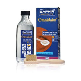 Làm sạch da lộn, vải nỉ Omidaim Saphir Pháp