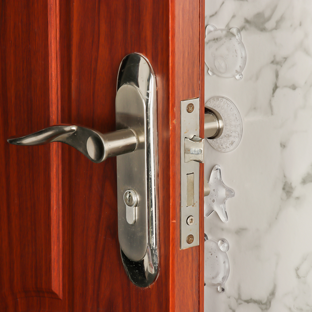 Miếng dán cao su trong suốt chống va chạm chống sốc cho tay cầm cửa