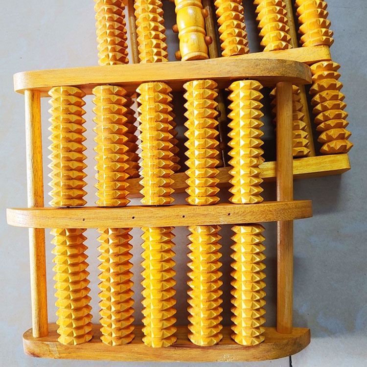 Bàn lăn chân gỗ massage bàn chân ✅ Dụng cụ sức khỏe giá rẻ - phù hợp mọi lứa tuổi