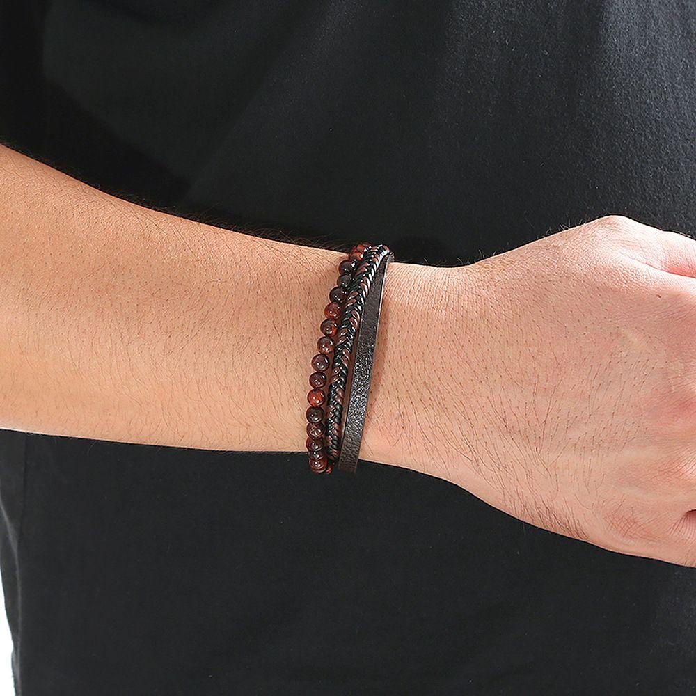 Vòng Tay Chuỗi Hạt Nhiều Lớp Phong Cách Dân Tộc Cổ Điển Cho Nam Và Nữ