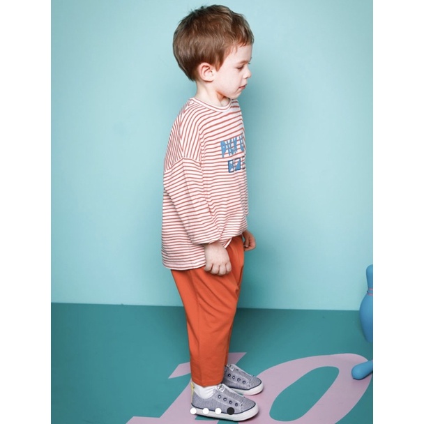 Bộ cotton dài tay jbouin05 kẻ ngang chữ pick up JL2