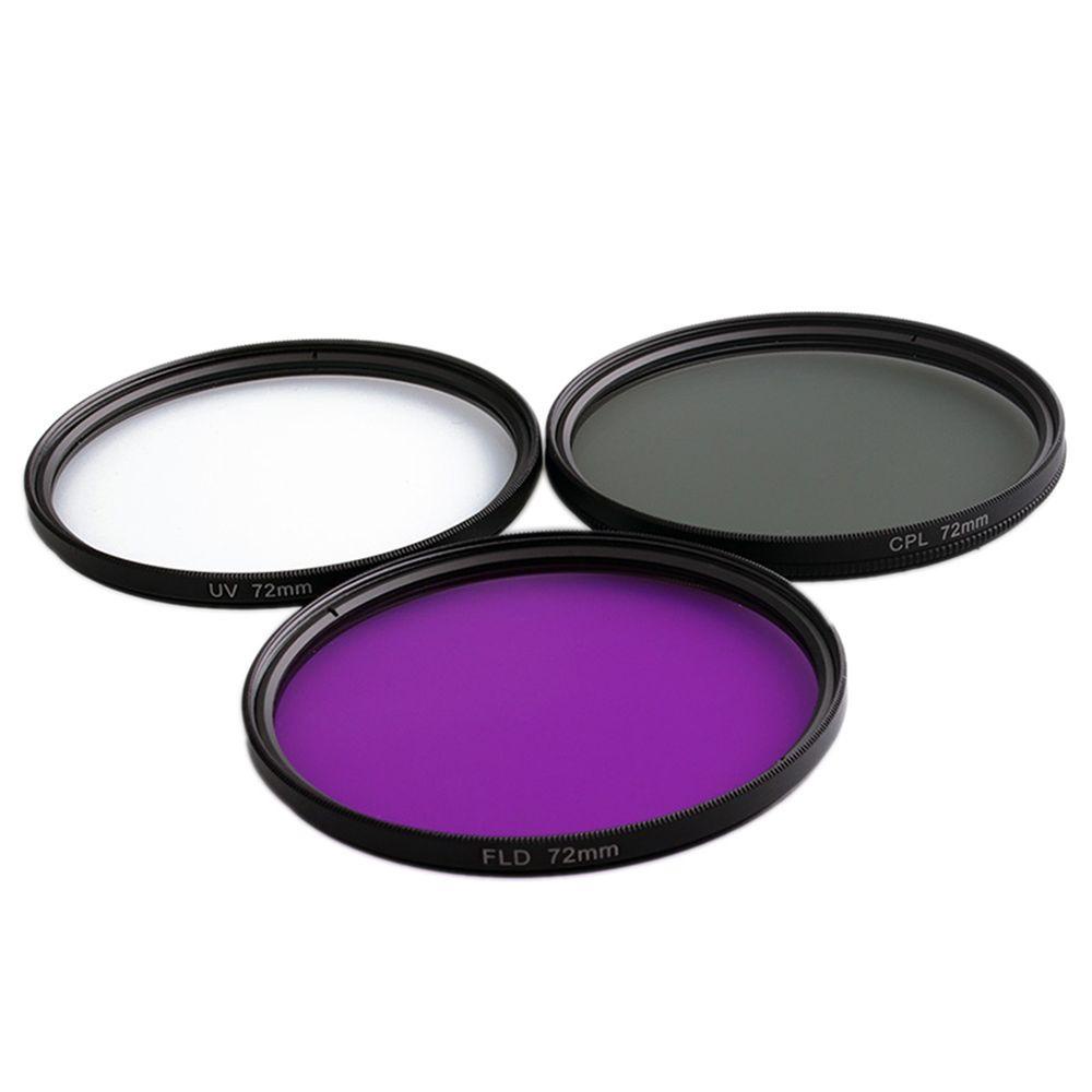 SUENIN Lens Filter Bag Portable UV+CPL+FLD Shockproof Finishing Bag