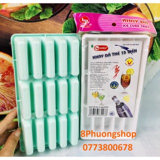 KHAY ĐÁ THẺ 15 VIÊN HOFACO HPL27