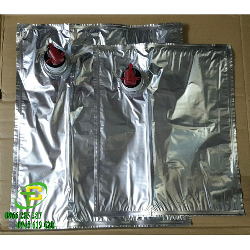 Túi thiếc đựng rượu vang, túi nhôm để rượu vang