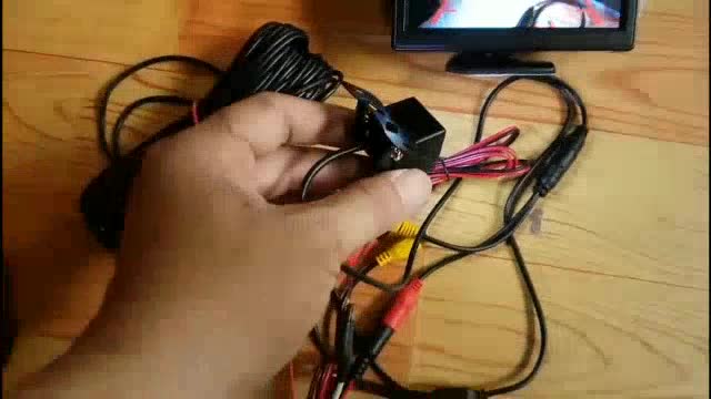 Bộ màn hình đặt tap lô và camera lùi 4 LED, jack AV-hoa sen, dành cho xe ô tô, Điện áp 12V | BigBuy360 - bigbuy360.vn