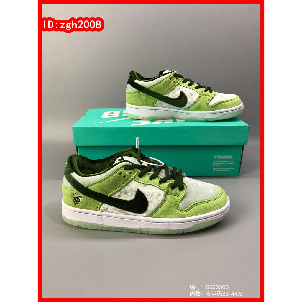 [Zgh2008] Giày thể thao màu xanh lá cây Nike_dunk sb