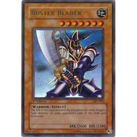 Tên sản phẩm Buster Blader - PSV-050 - Ultra Rare 1st Edition