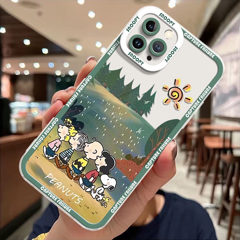 Ốp Điện Thoại Silicon TPU Mềm Trong Suốt In Họa Tiết Dễ Thương Cho IPhone 12 13 Pro 6 6S 7 8 Plus X XS XR 11 Pro Max