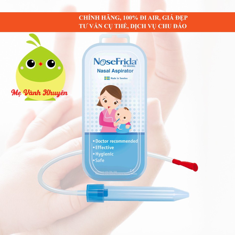 Dụng cụ hút mũi NoseFrida Nasal Aspirator, Thụy Điển