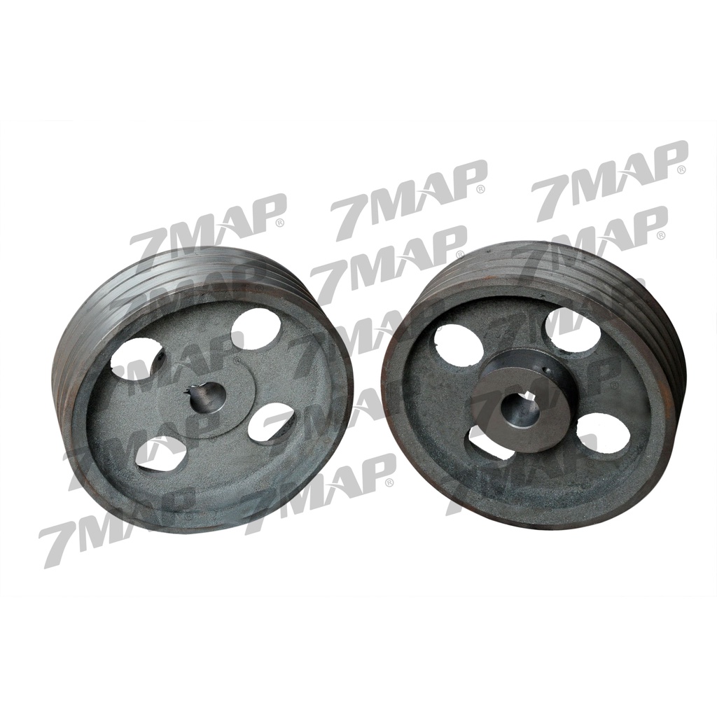 Ròng rọc Puly Buly Pulley Gang 350 x 4 rãnh B Hàng Đĩa Dày