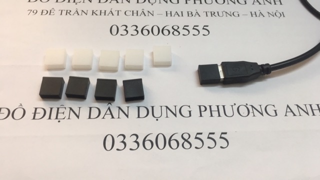 Set 4 nút chống bụi cổng USB cao cấp