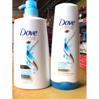 Bộ dầu gội DOVE DƯỠNG TÓC BỒNG BỀNH VÀ XẢ CHAI  335G.
