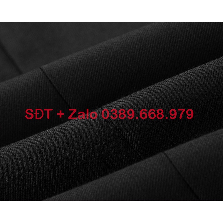 Bộ Vest Nam Cao Cấp Hàn Quốc Màu Đen, Chất Vải Sịn Sò, Cạp Quần Có Tăng Chỉnh Size. Suit Nam Màu Đen