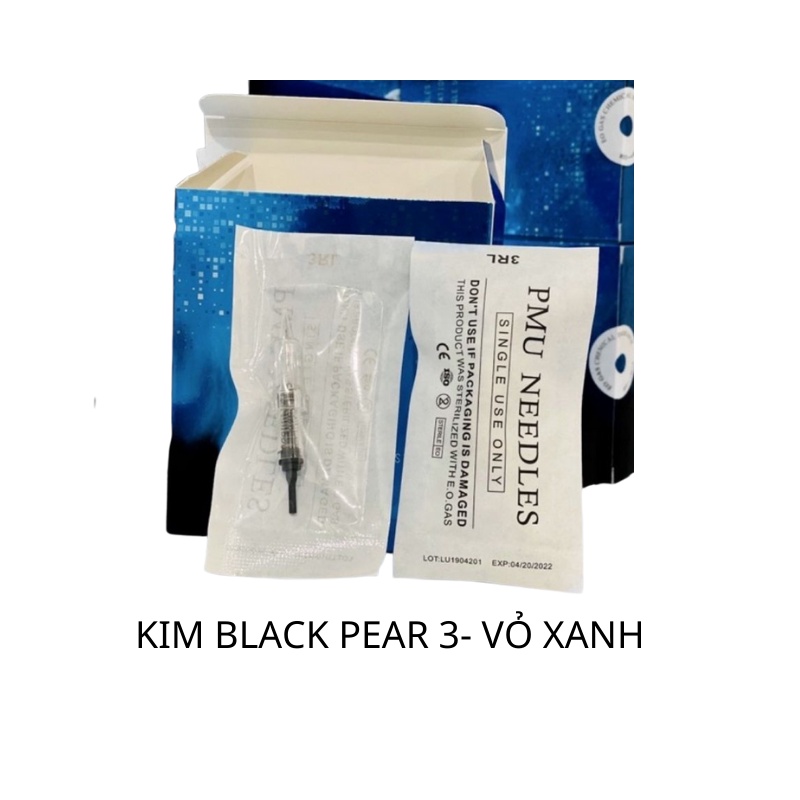 Kim  lò xo Black Pearl 3 máy kĩ thuật số phun xăm môi mày mí  sắc bén nhanh bám màu chính hãng