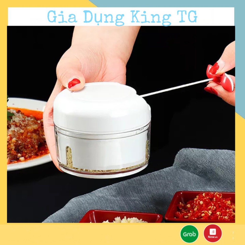 Máy xay Tỏi, Ớt cầm tay, Máy xay Gia Vị mini cầm tay tiện lợi - King