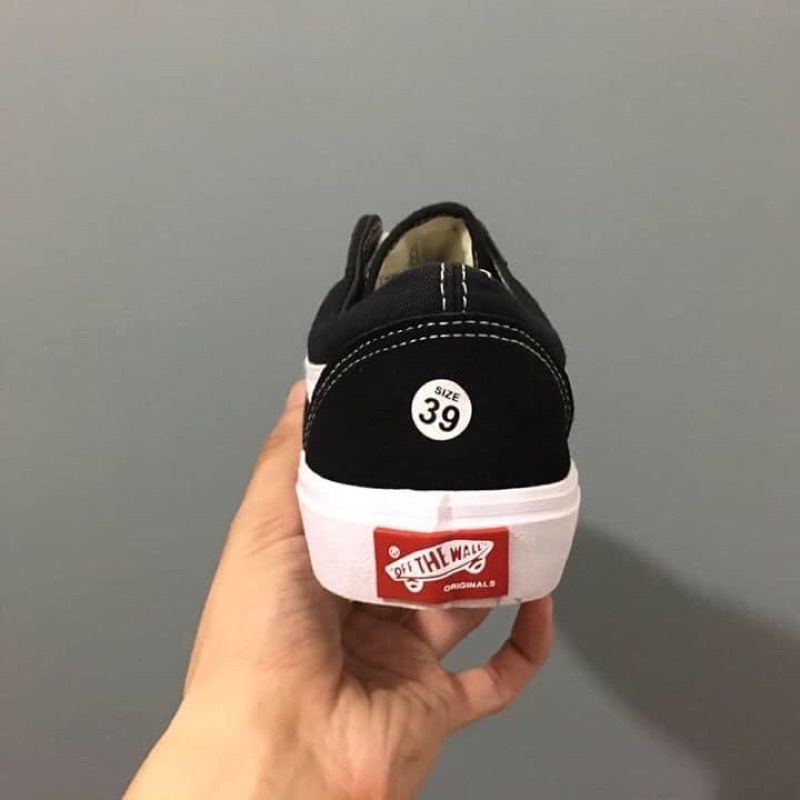 Giày thể thao nam nữ vans old skool đen trắng thời trang, giày giá rẻ mẫu mới,