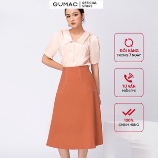 Chân váy dài ôm eo GUMAC VA11243