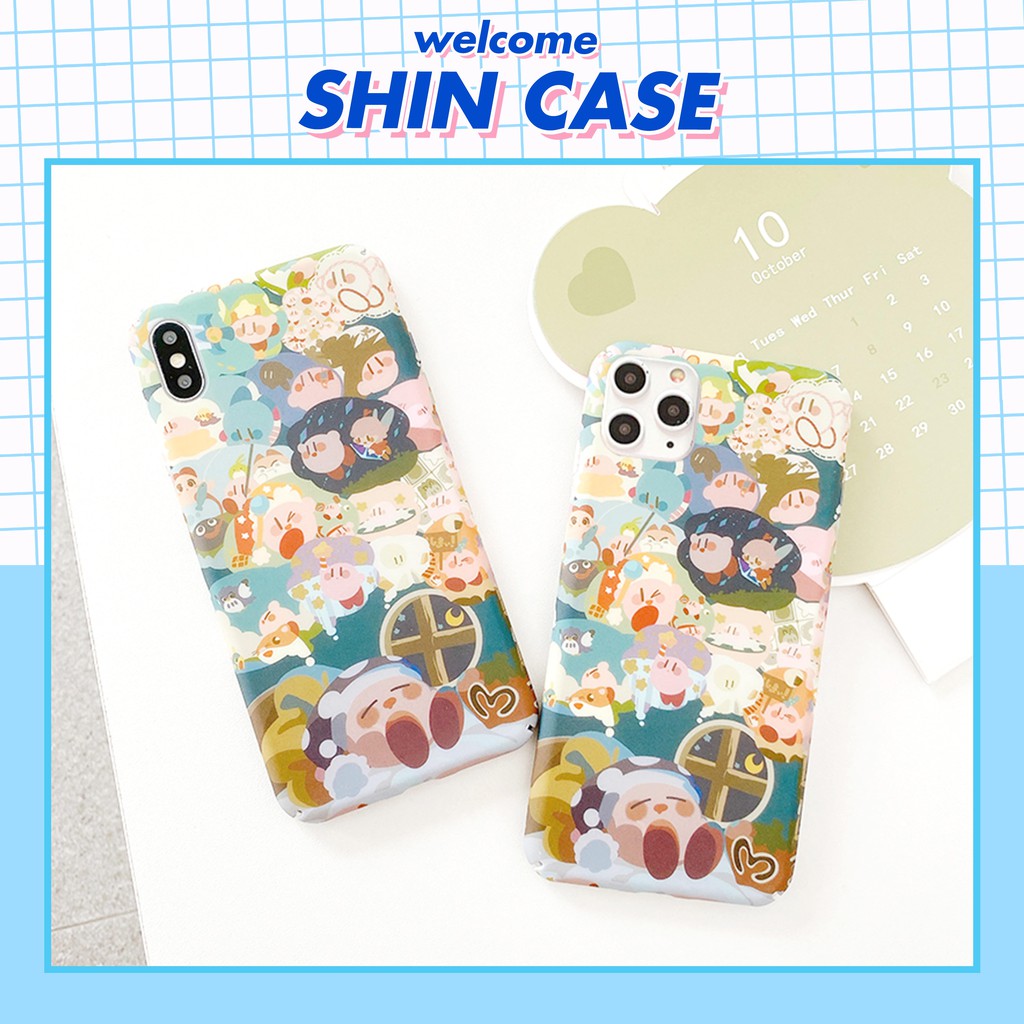 Ốp lưng iphone Kirby sơn dầu cứng 5/5s/6/6plus/6s/6splus/7/7plus/8/8plus/x/xr/xs/11/12/pro/max/plus/promax | BigBuy360 - bigbuy360.vn