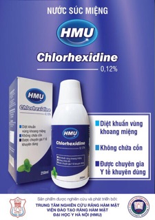 Nước súc miệng HMU Chlorhexidine